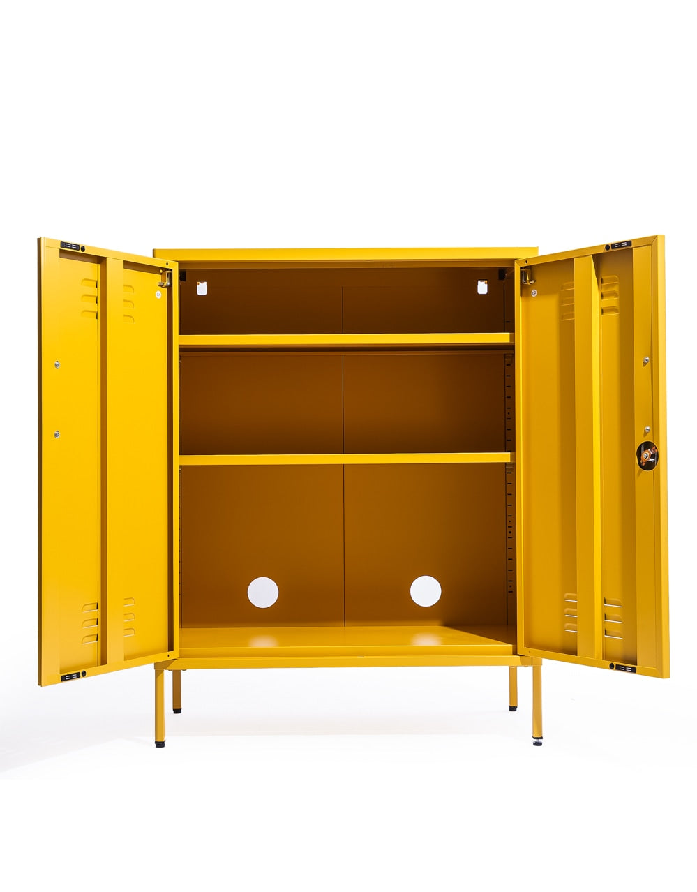 Medium Steel Metal Locker in Mustard Yellow - LLK15