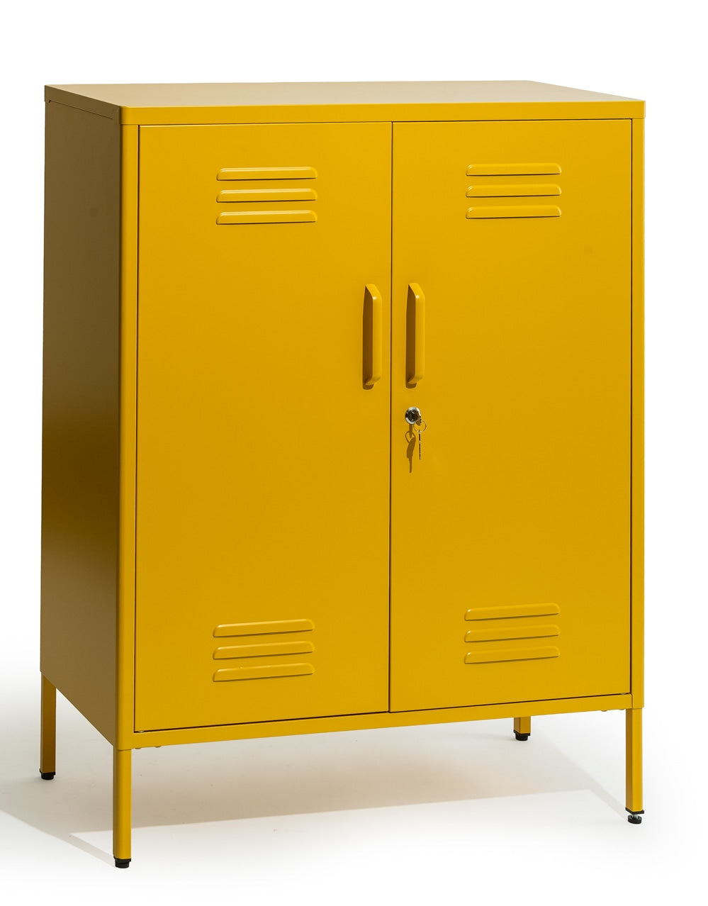 Medium Steel Metal Locker in Mustard Yellow - LLK15