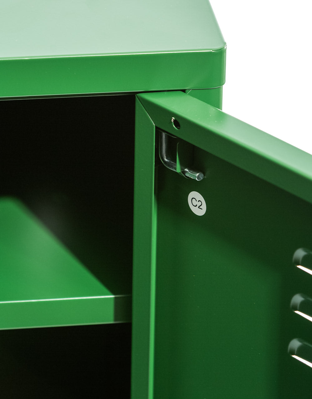 Medium Steel Metal Locker in Olive Green - LLK18