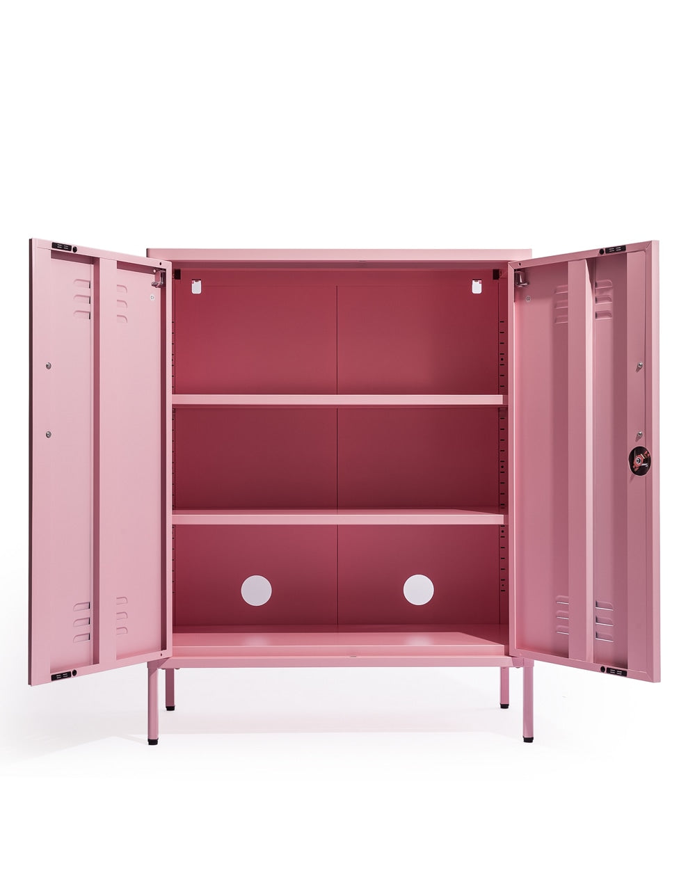 Medium Steel Metal Locker in Baby Pink - LLK19