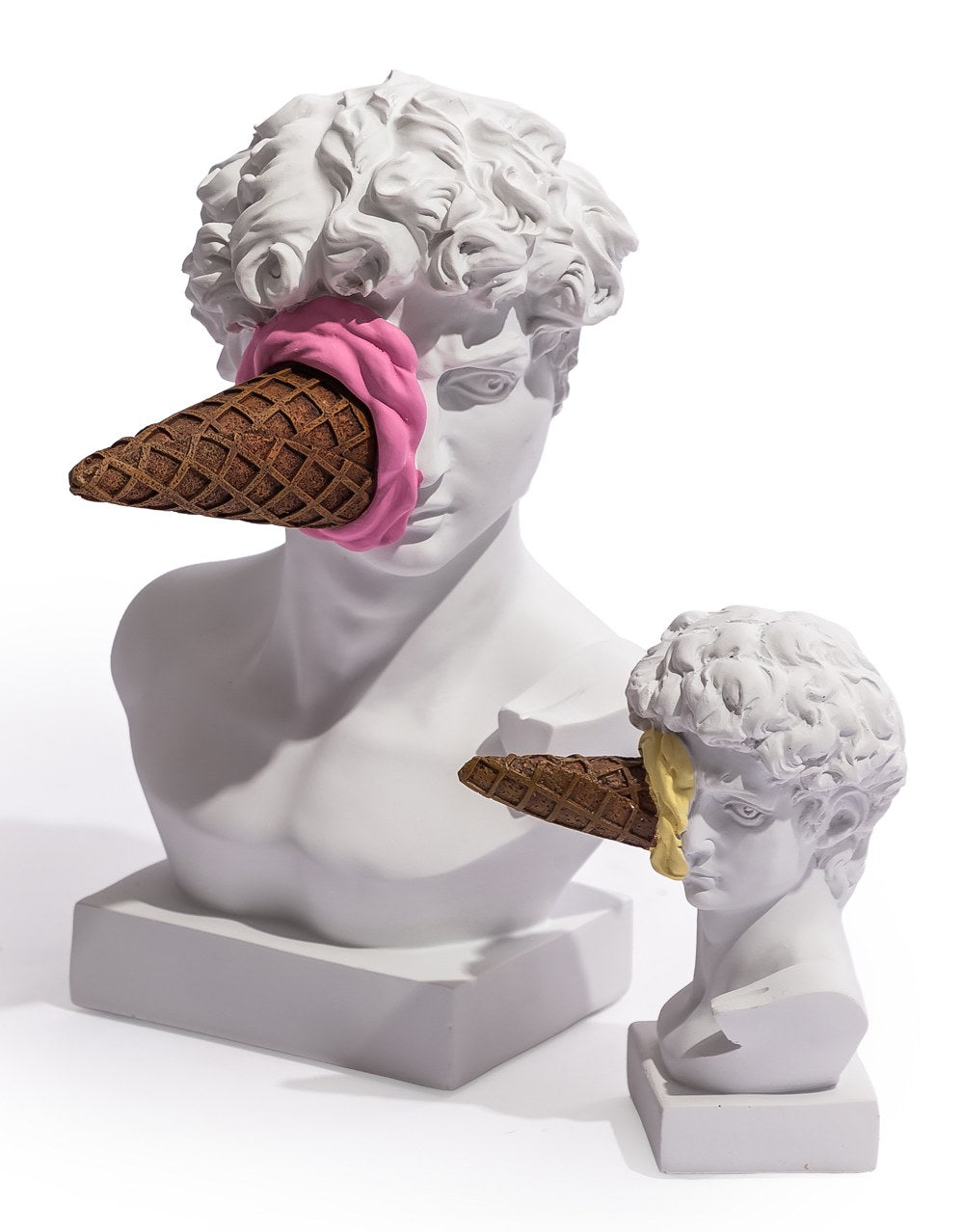 Large David Ice Cream Decorative Bust - ICD11