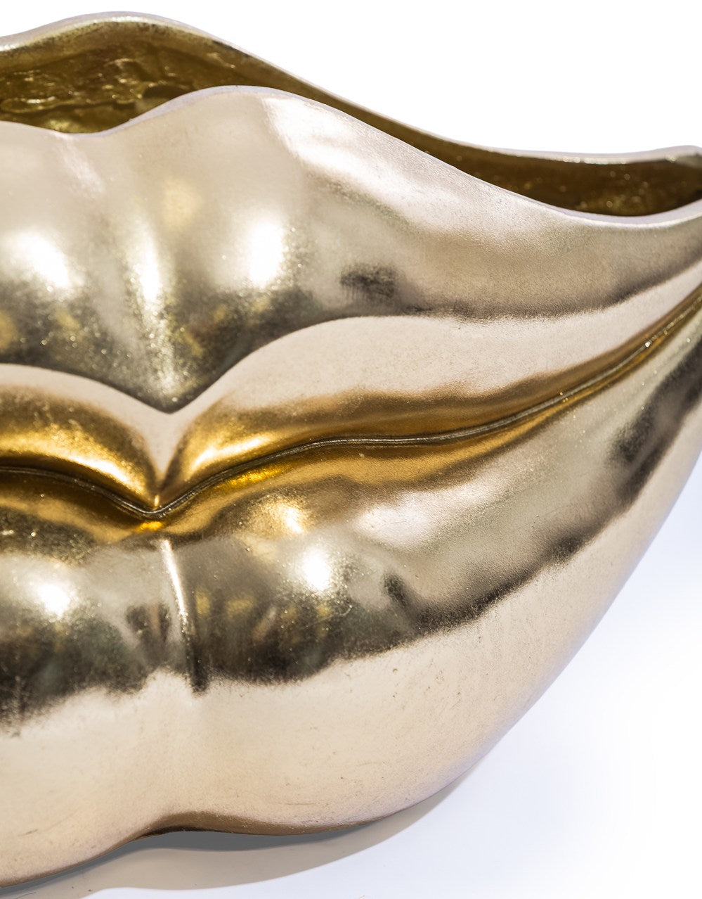 Extra Large Gold Lips Planter - DVM70