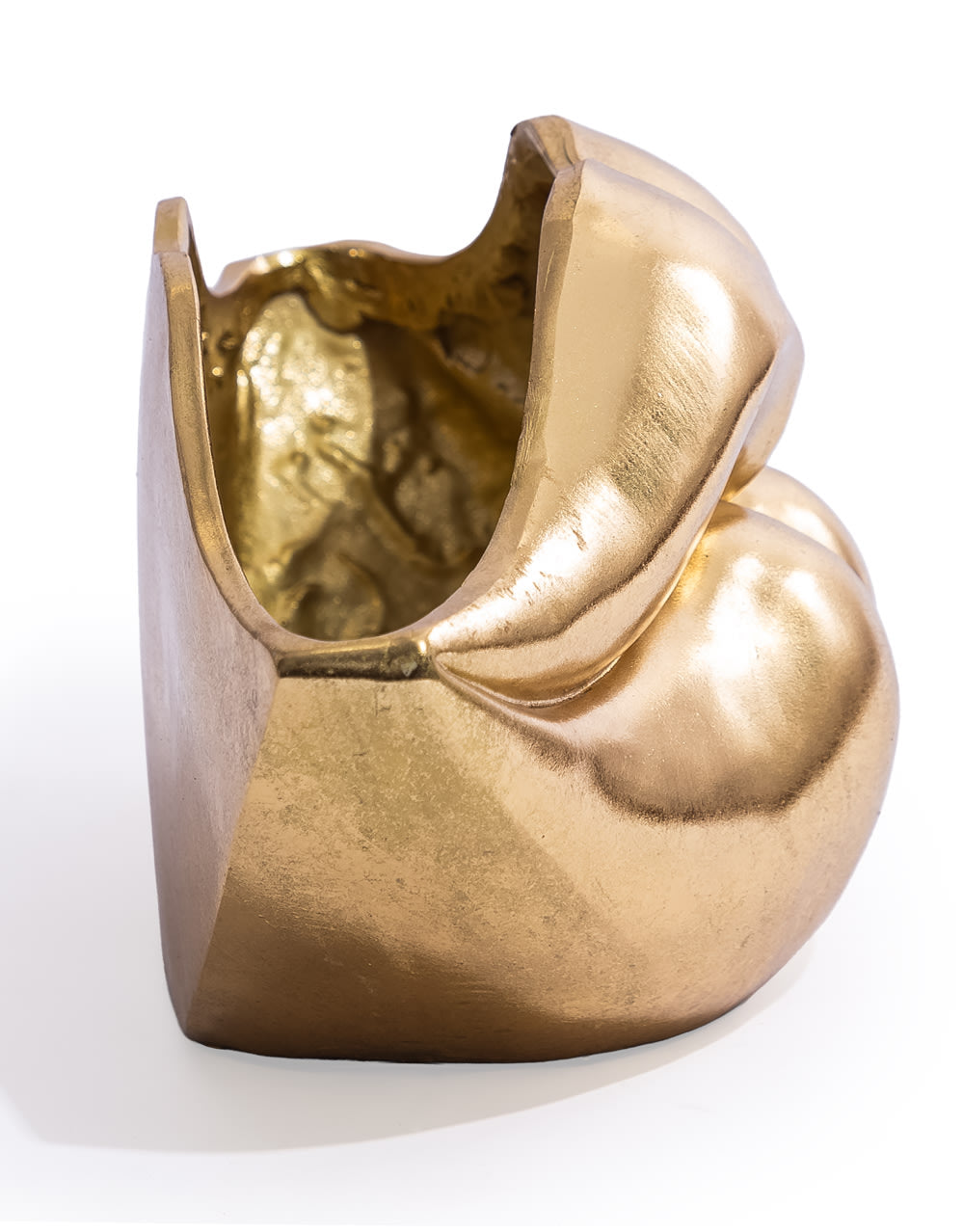 Extra Large Gold Lips Planter - DVM70