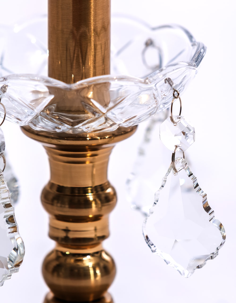 Ornate Brass Rechargeable Table Lamp - CH314