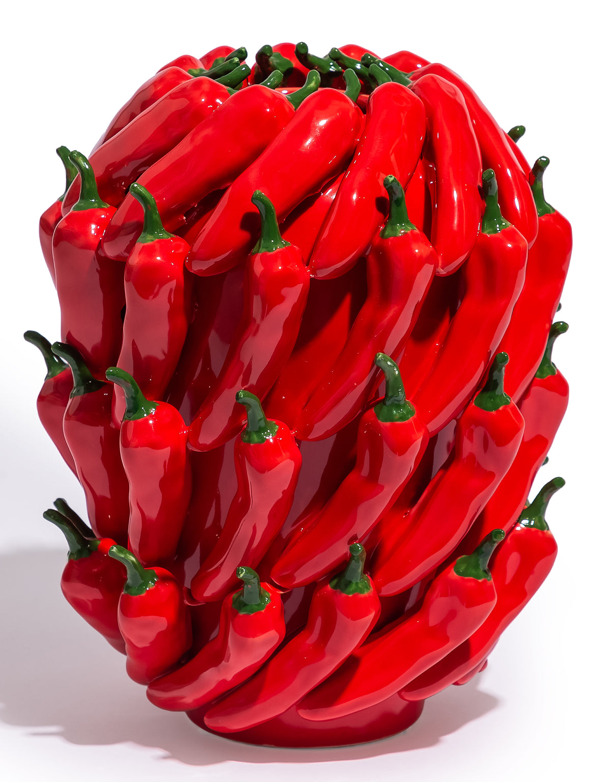 Multi Red Chilli Ceramic Vase - JFC32