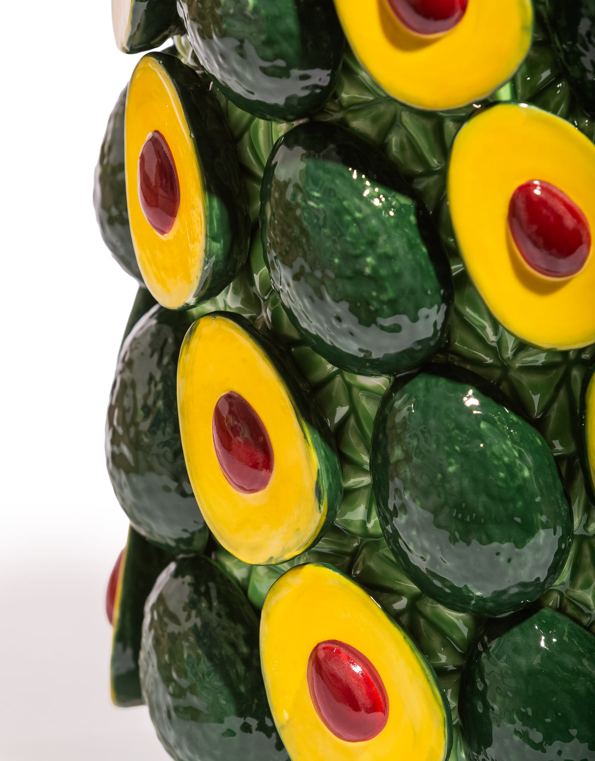 Large Multi Avocado Ceramic Vase - JFC33