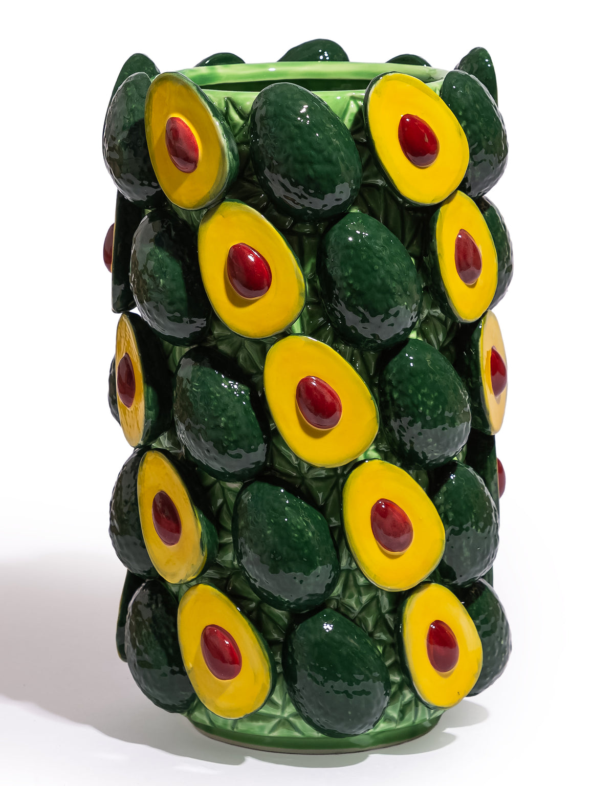 Large Multi Avocado Ceramic Vase - JFC33