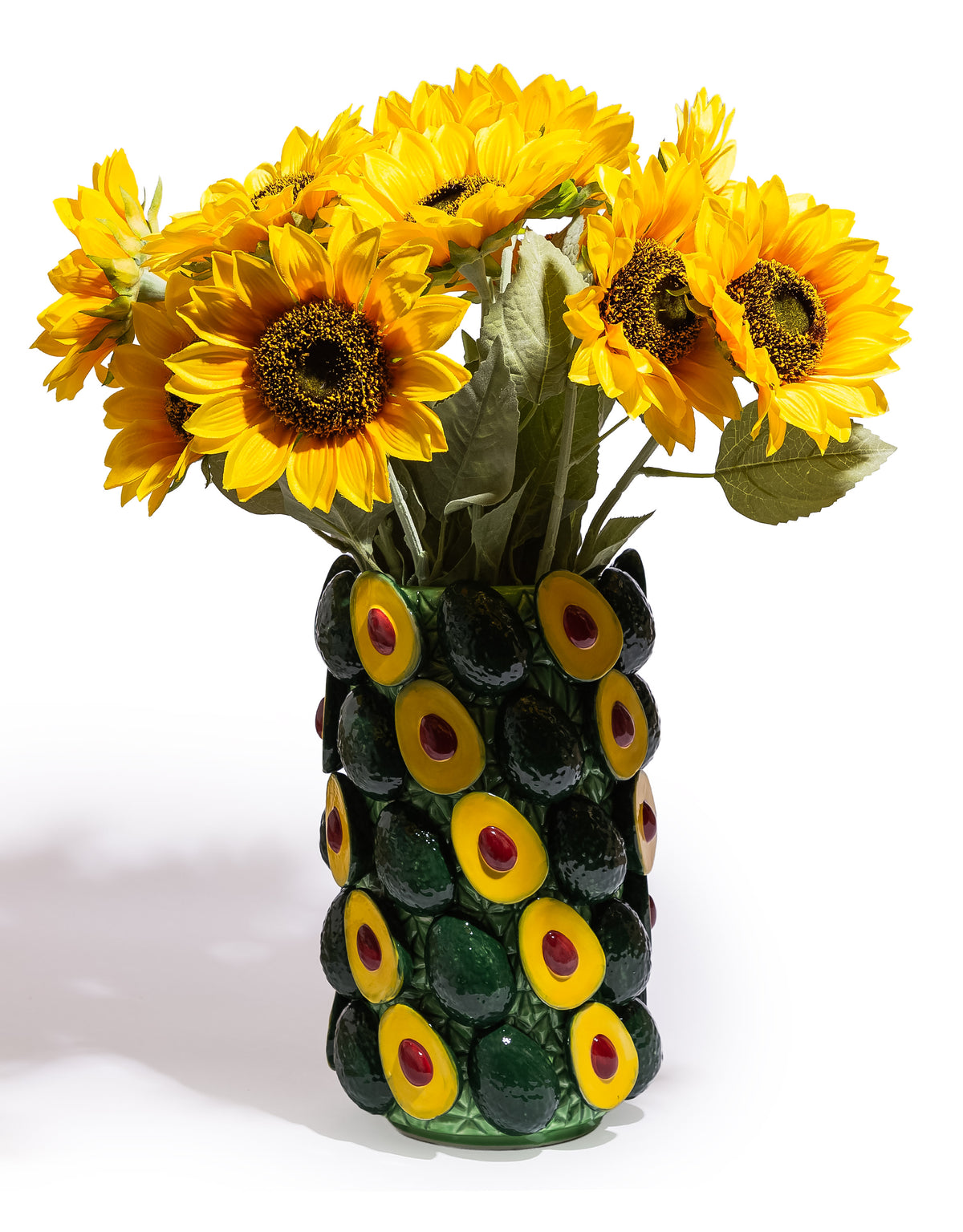 Large Multi Avocado Ceramic Vase - JFC33