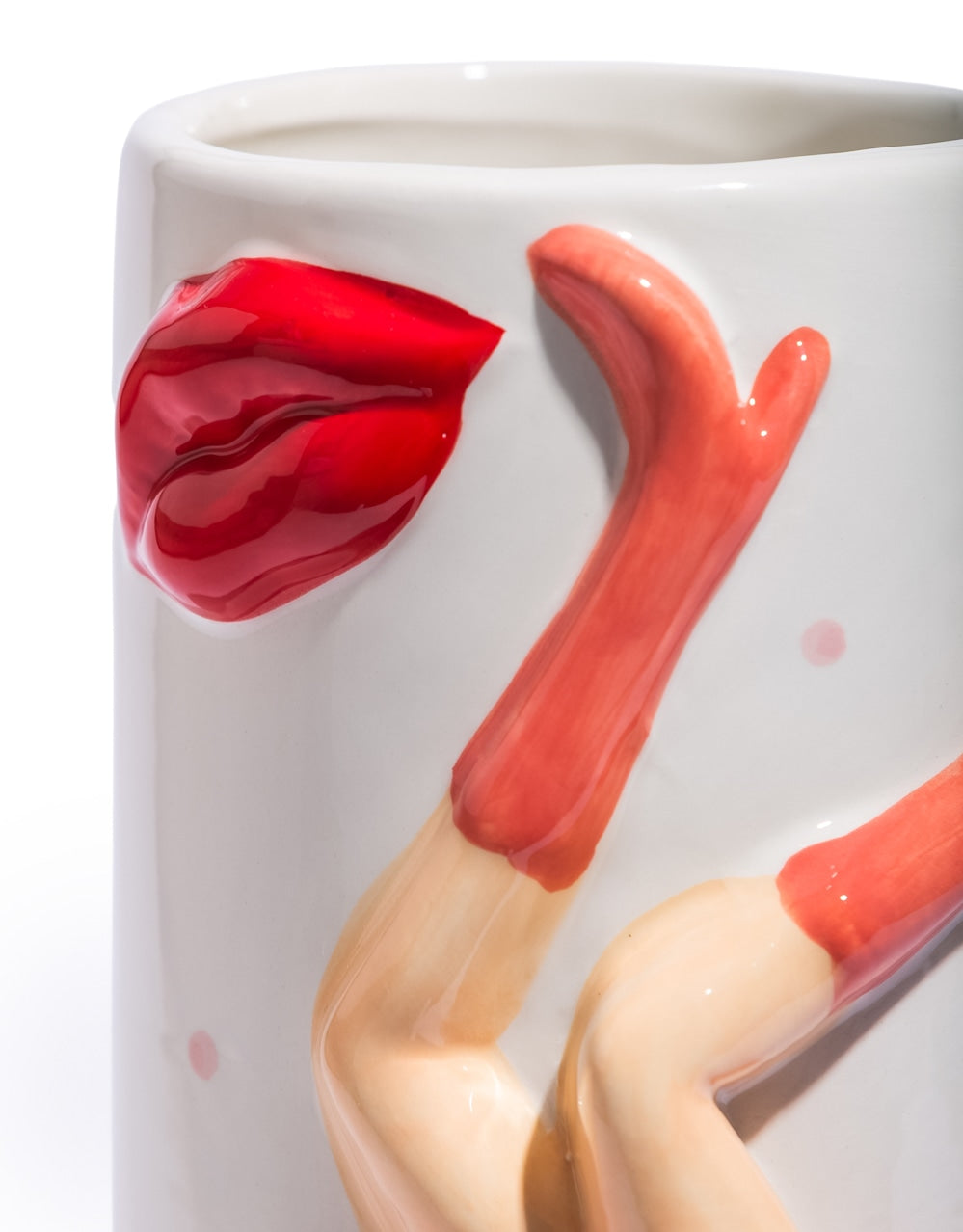 "Drunk in Love" Cocktail & Lips Ceramic Vase - EGC24