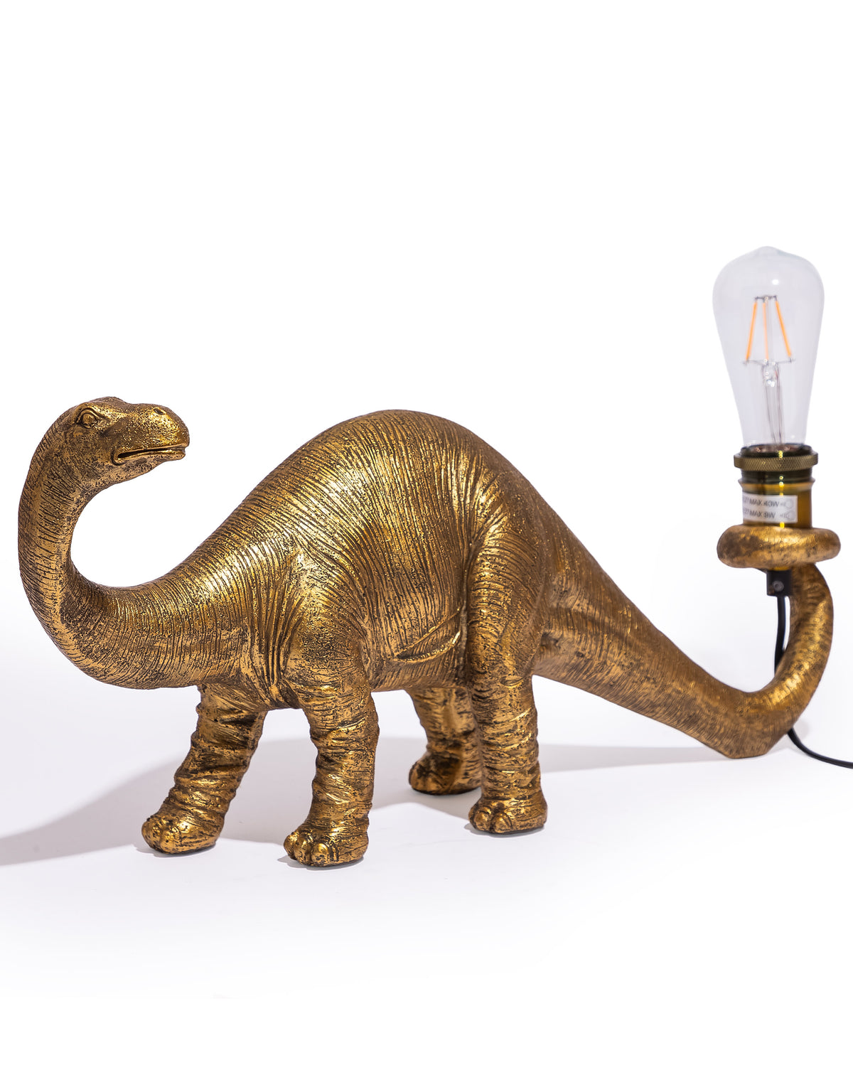 Antique Gold Brontosaurus Table Lamp - TL159