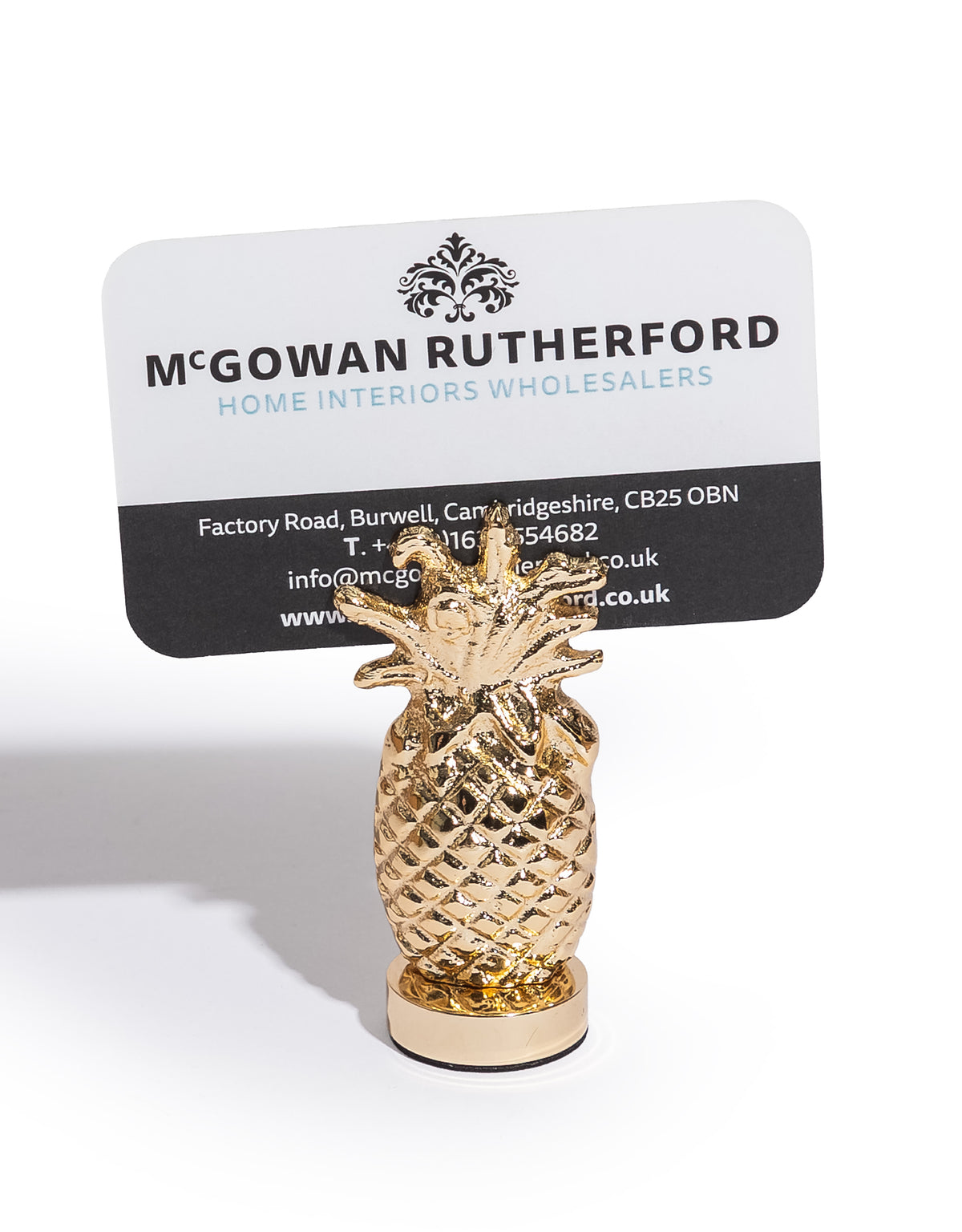 Gold Pineapple Card / Photo Holder - FMH48
