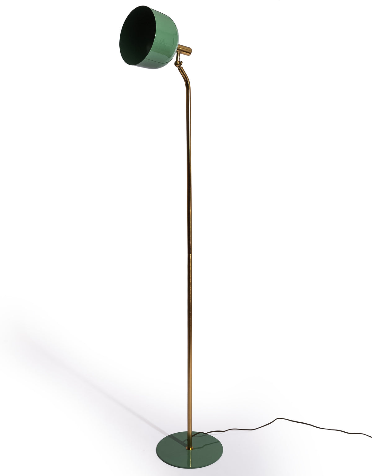Slim Duck Egg Blue & Gold Floor Lamp - L36080KD
