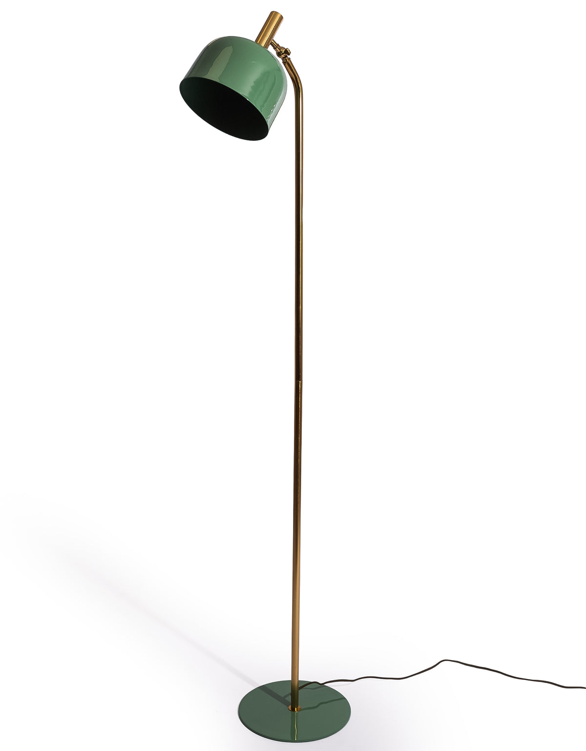 Slim Duck Egg Blue & Gold Floor Lamp - L36080KD