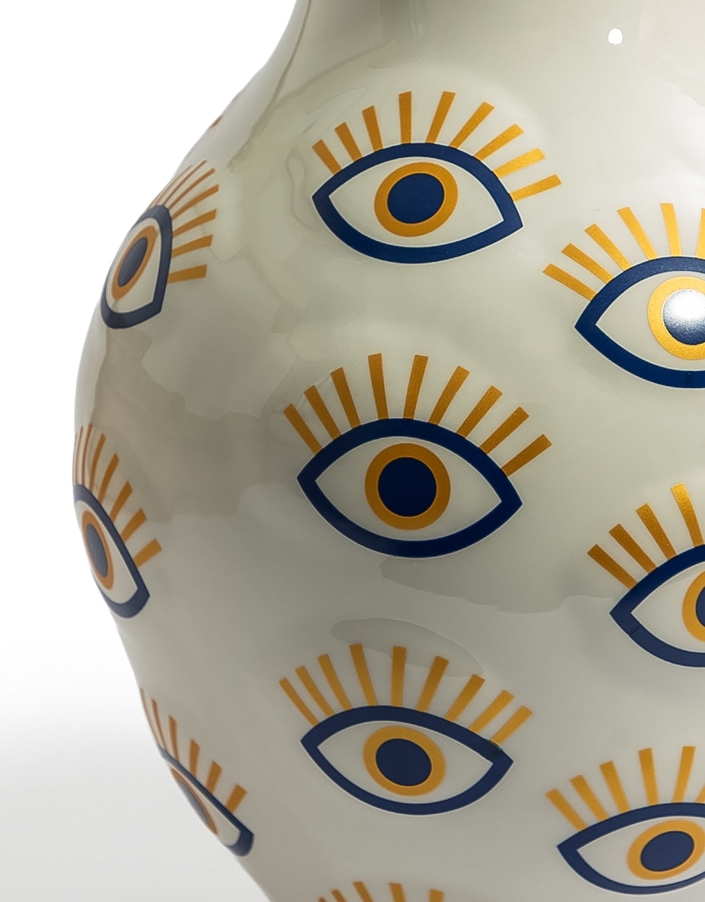 Large Ceramic Multi "Nazar" Eye Vase - CRT168