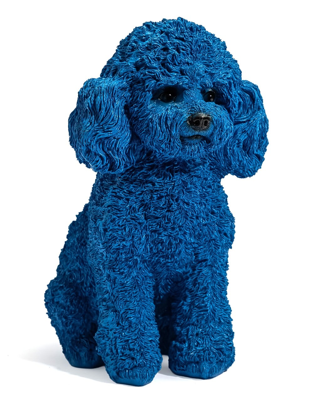 Electric Blue Poodle Ornament - BD203