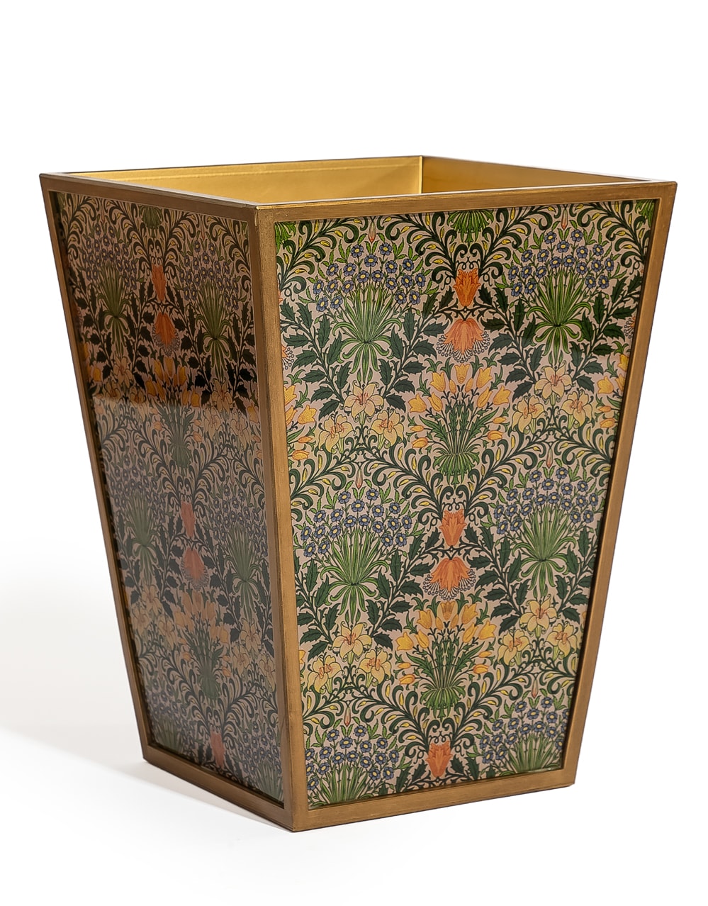 Floral Pattern Waste Paper Bin - LUM33