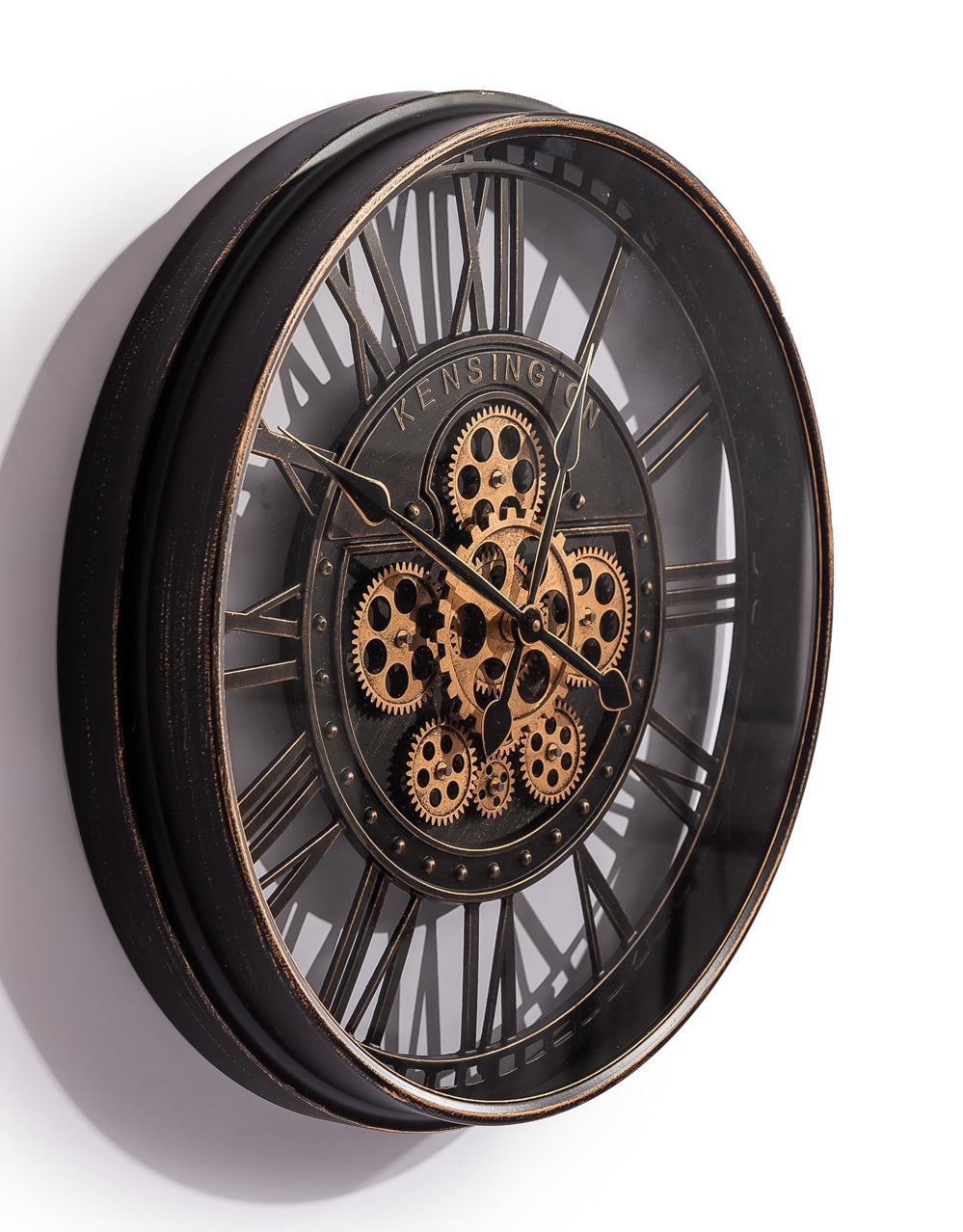 Antique Black Kensington Wall Clock - KSC13