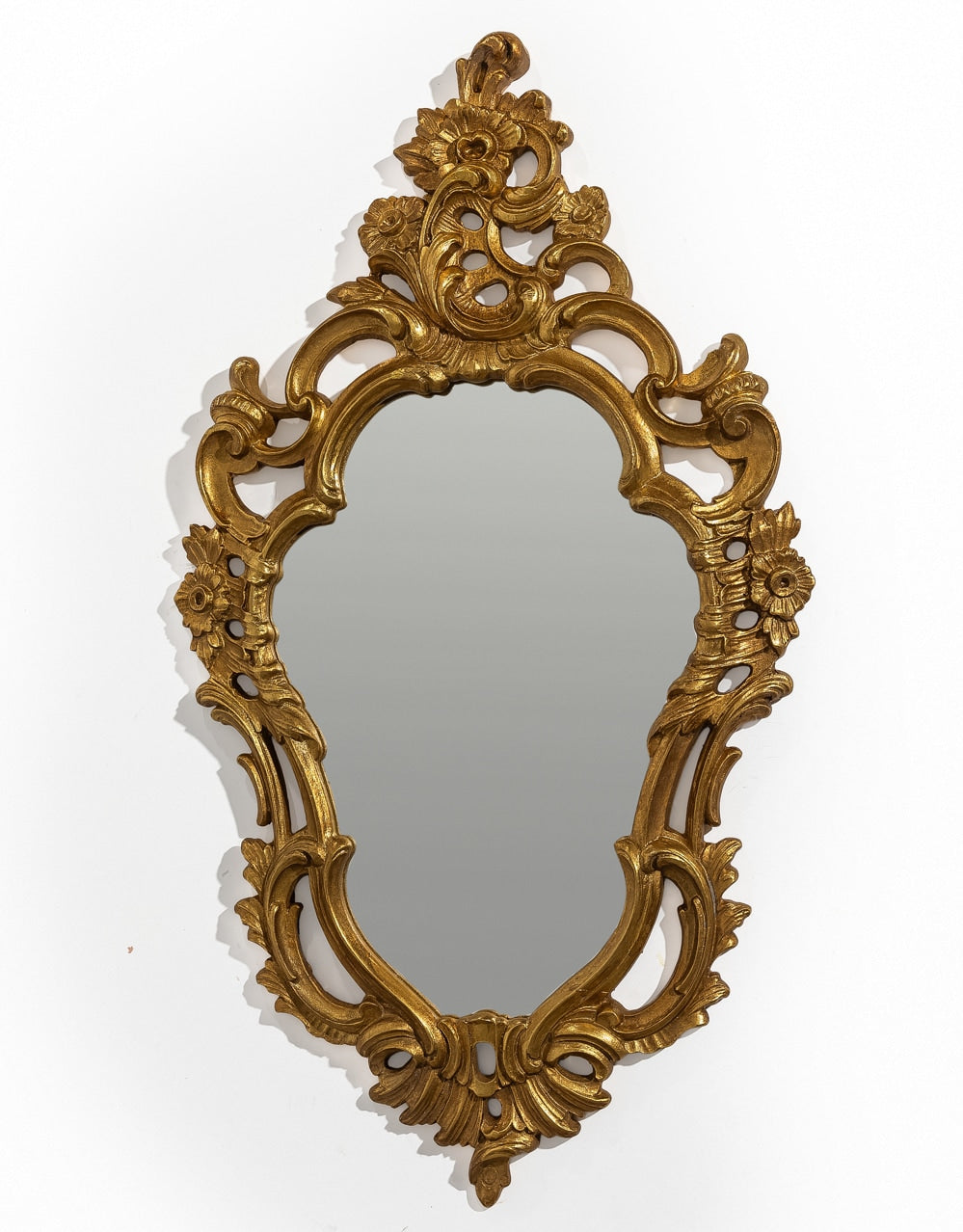 Antique Gold Ornate French Wall Mirror - MK241