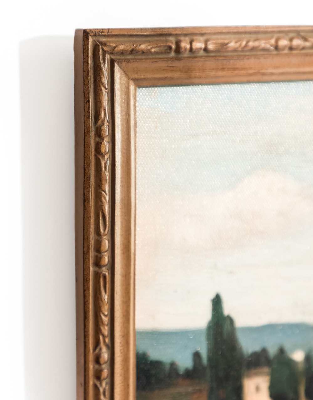 Wood Framed "European Vista" Art Print - MK251