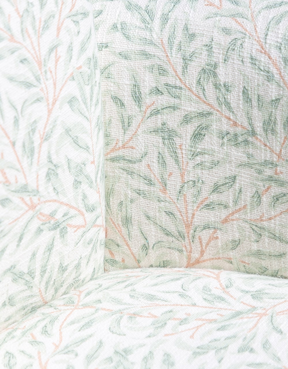 Green "Willow Boughs" William Morris Patterned Occasional Armchair - IPC12