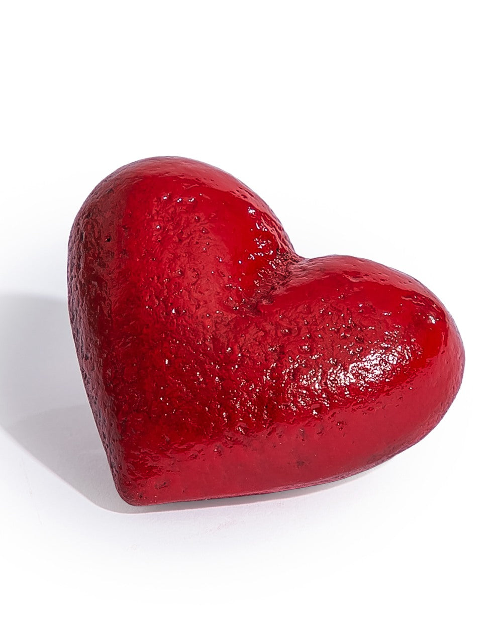 Red Heart Cast Iron Paperweight - STM110
