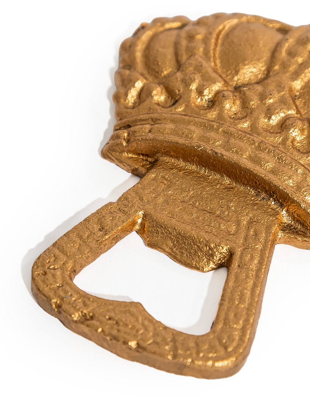 Antiqued Gold Regal Crown Bottle Opener - STM114