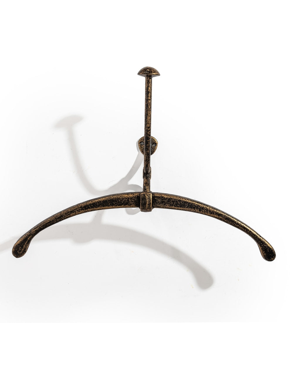 Bronze Cast Iron Wall-Mounted Coat / Suit Hanger - STM123