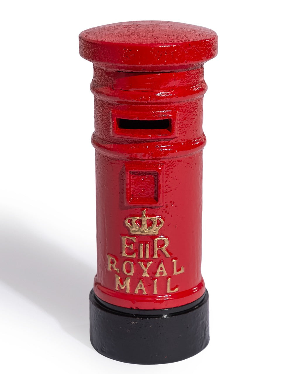 Cast Iron Red Post Box Coin Bank - STM124