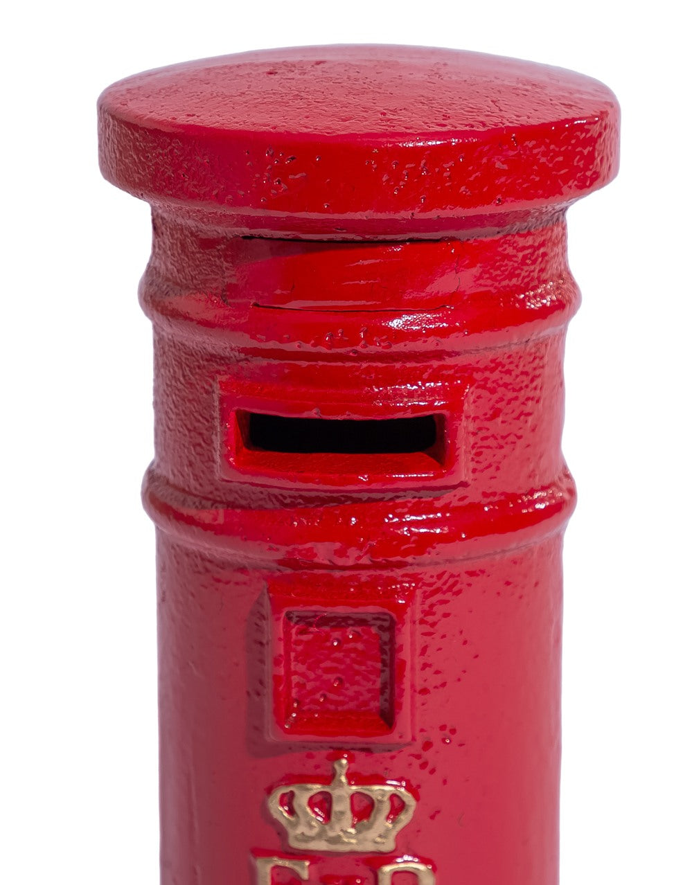 Cast Iron Red Post Box Coin Bank - STM124