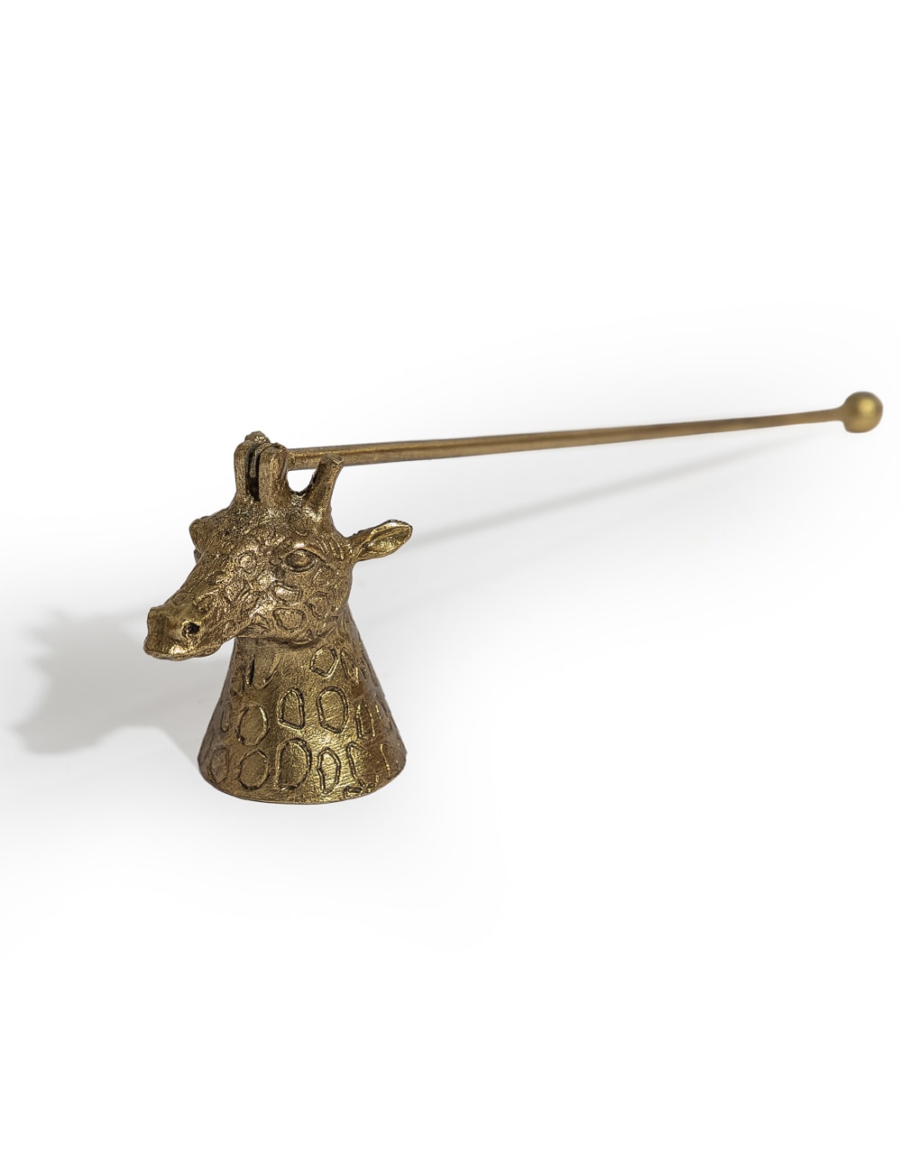 Antique Gold Giraffe Candle Snuffer - ET380