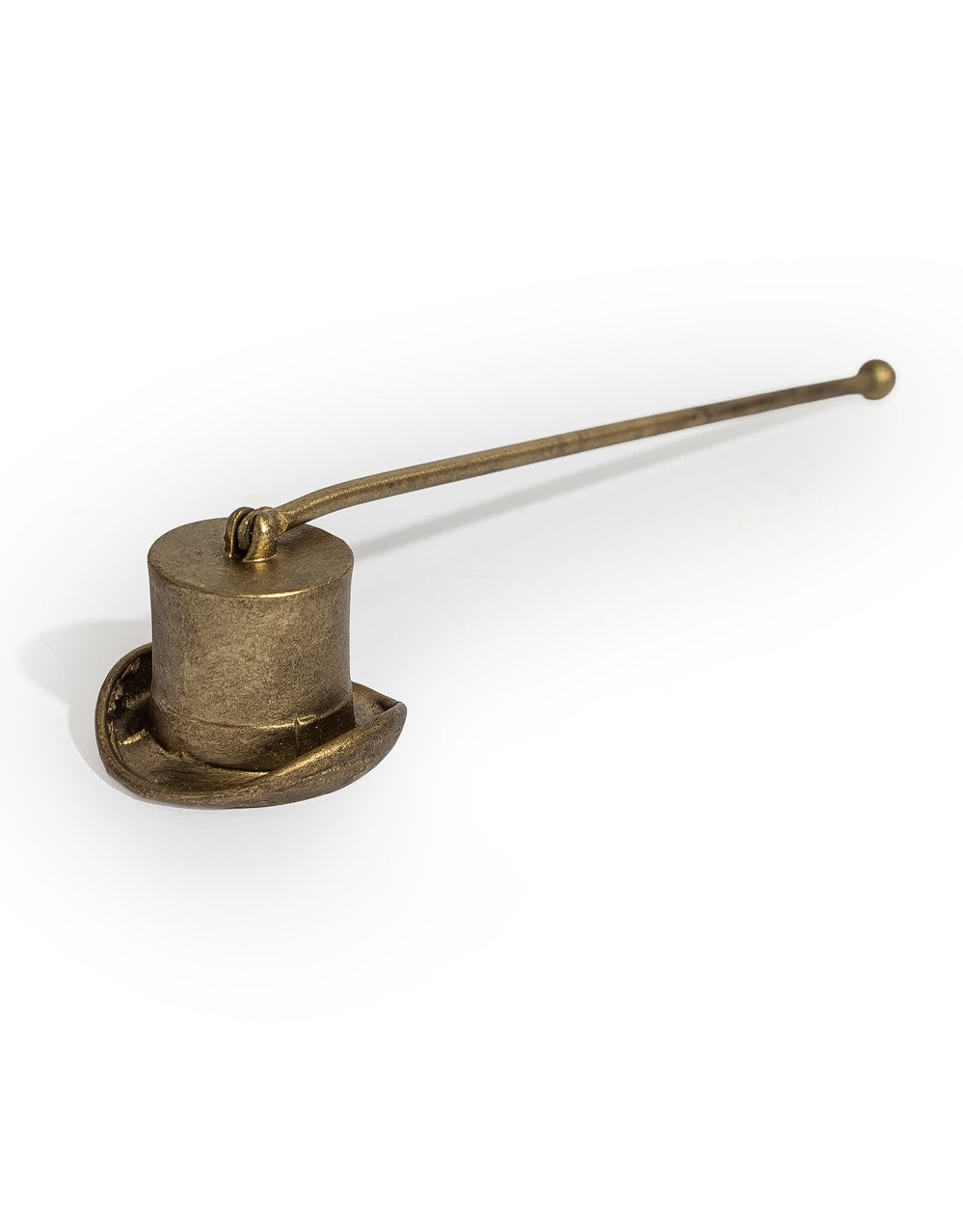 Antique Gold Top Hat Candle Snuffer - ET387