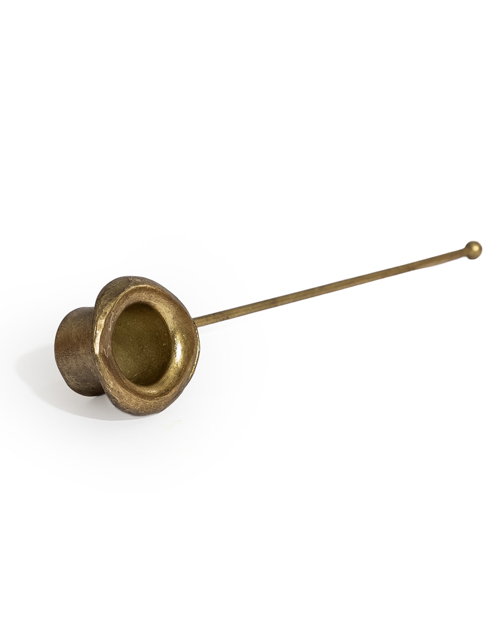 Antique Gold Top Hat Candle Snuffer - ET387