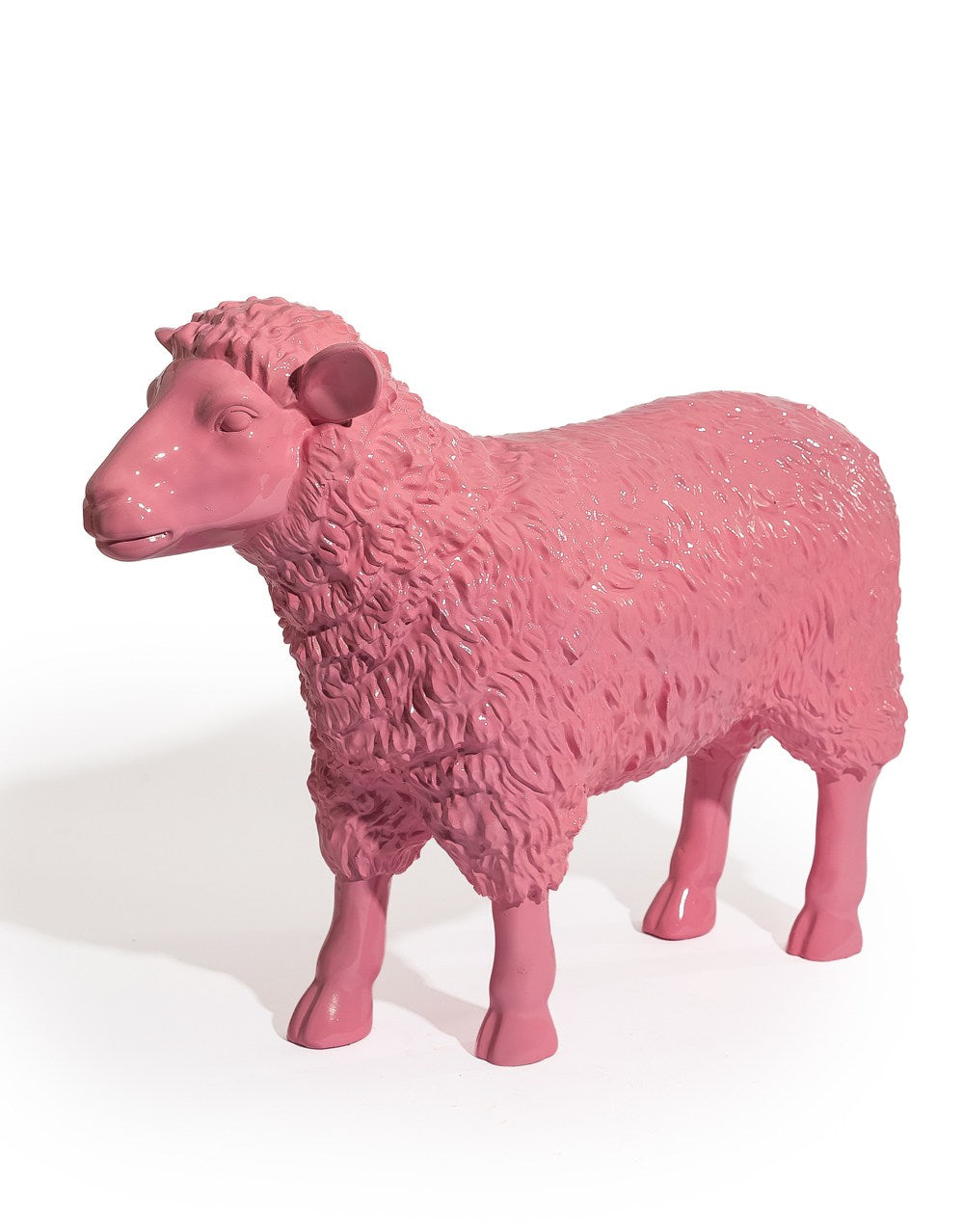 Medium Bright Pink Sheep Figure - FL151