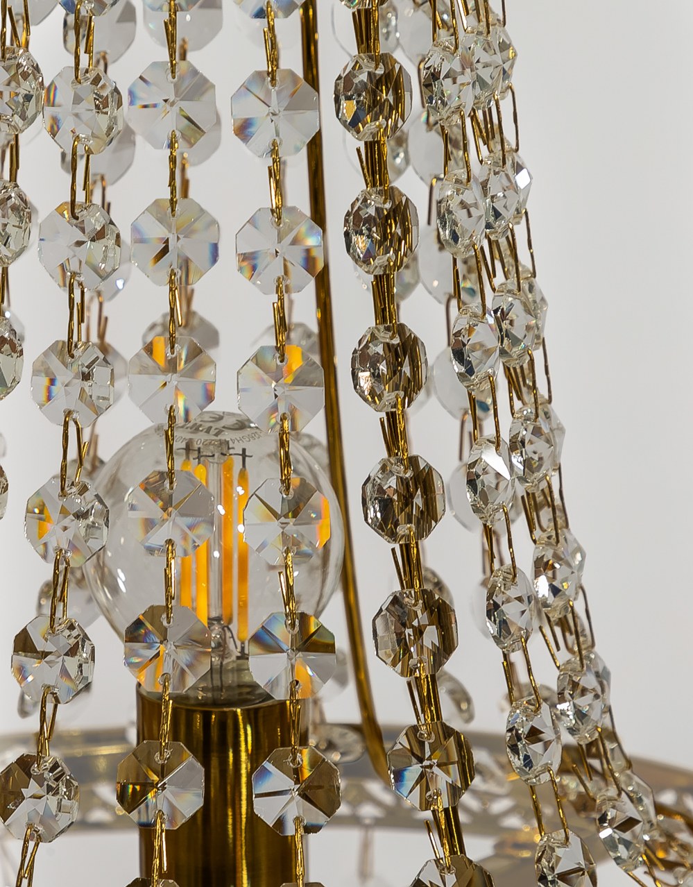 Brass Empire "Chandelier" Table Lamp - CH320