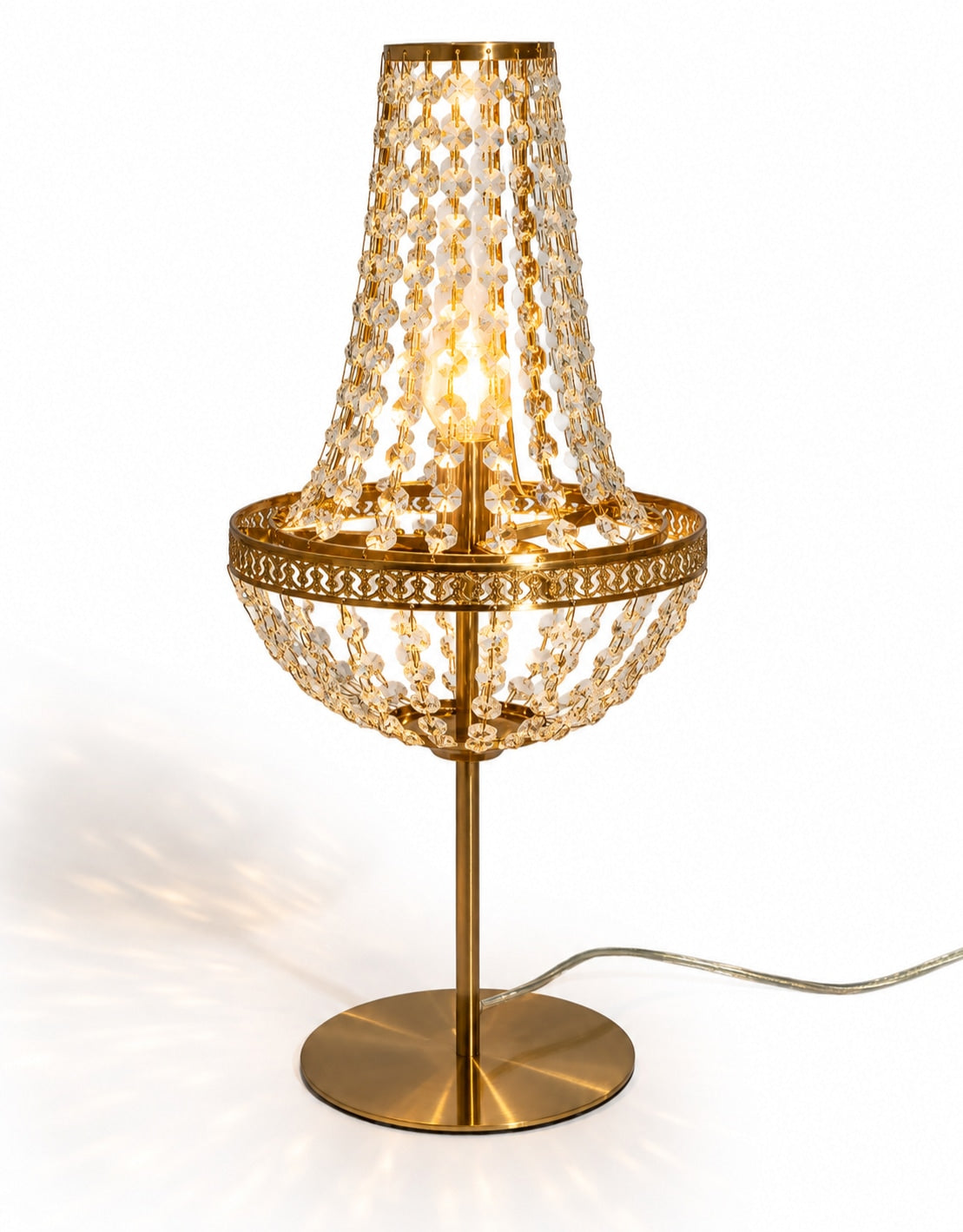 Brass Empire "Chandelier" Table Lamp - CH320