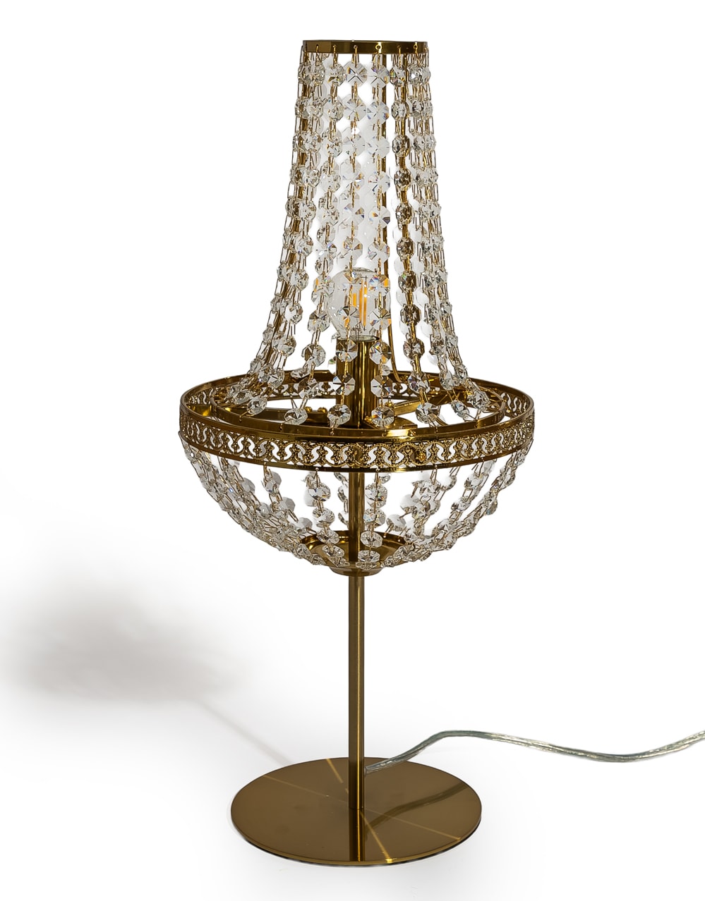 Brass Empire "Chandelier" Table Lamp - CH320