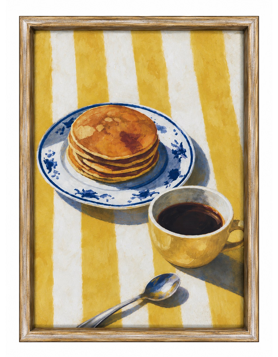 "Pancake Breakfast" Still Life Framed Print w/ Glass - SLP19