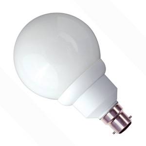 PLCG 15w 240v Ba22d/BC Bell Lighting Extra Warmwhite/827 Energy Saving Globe Light Bulb - 00740