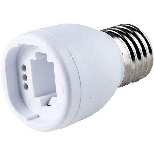 Schiefer Lamp adaptor socket E27 to socket G24 K Non-Dimmable - 609900069
