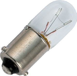 Schiefer Ba9s T10x28mm 12-15V 133-166mA 2W C-2F 2000h Clear 2500K Non-Dimmable - 092836028