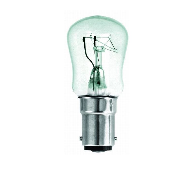 Pygmy 25w 240v Ba15d/SBC Clear Bell Lighting Light Bulb - Bell code 02640