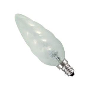 240v 30w E14 50mm Halogen Twisted Frosted - Girard Sudron - 791327