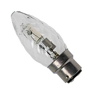 C28BC-TH - 240v 28w Ba22d 35mm Clear Twisted