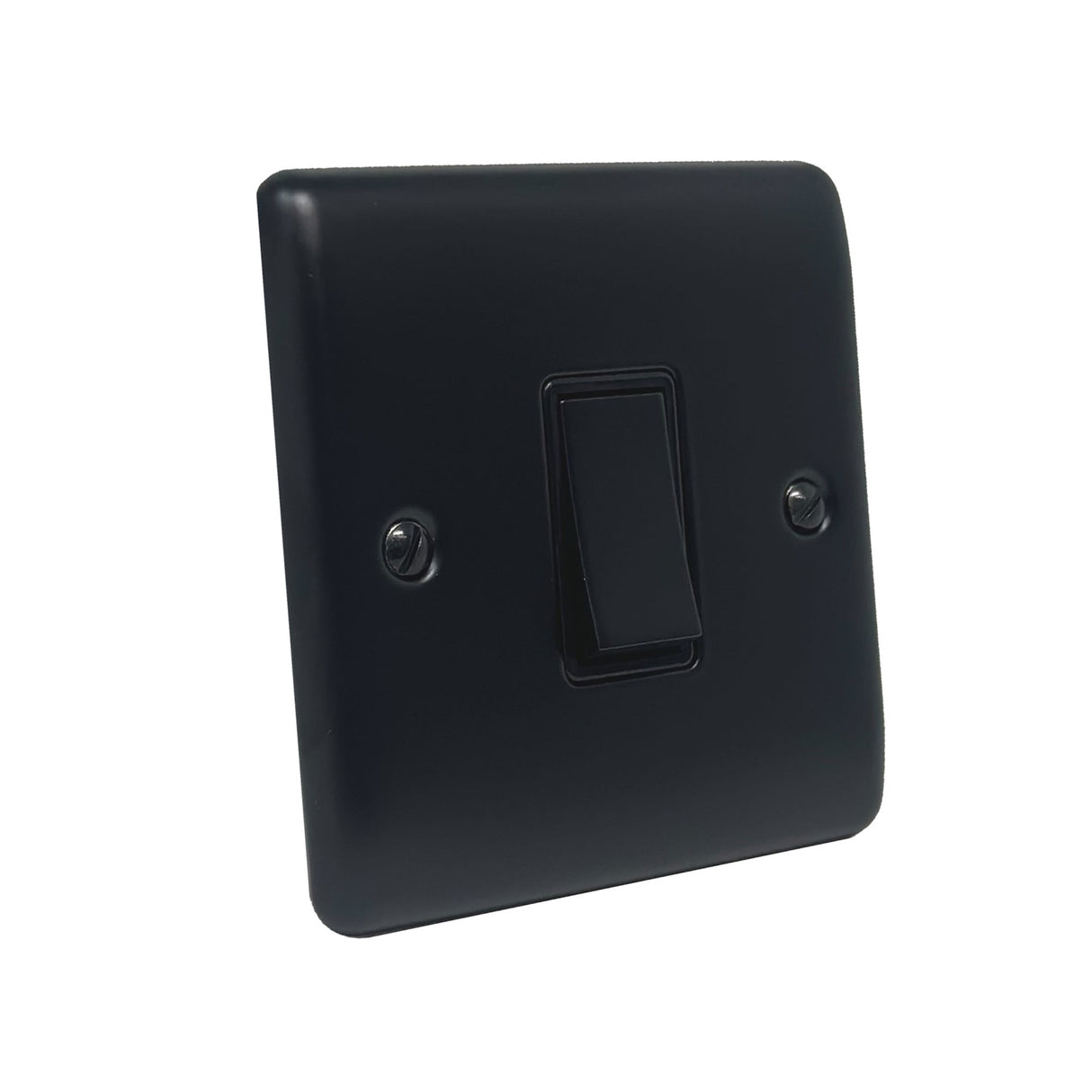 Caradok 1G 2Way 10A Switch Matt Black