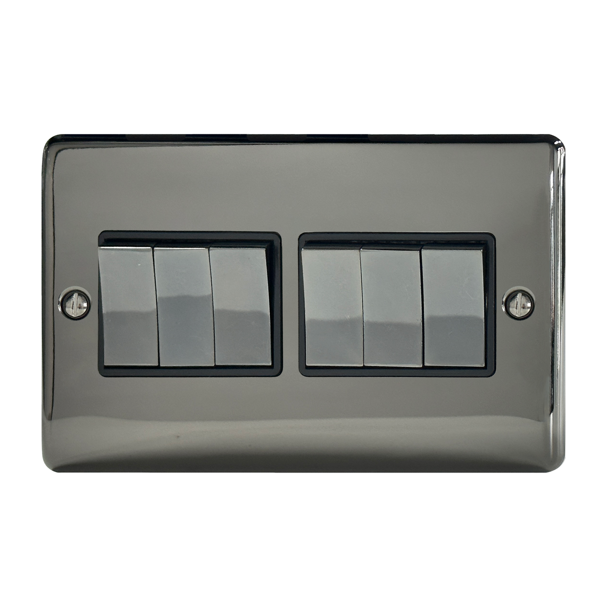 Caradok 6G 2Way 10A Switch Black Nickel