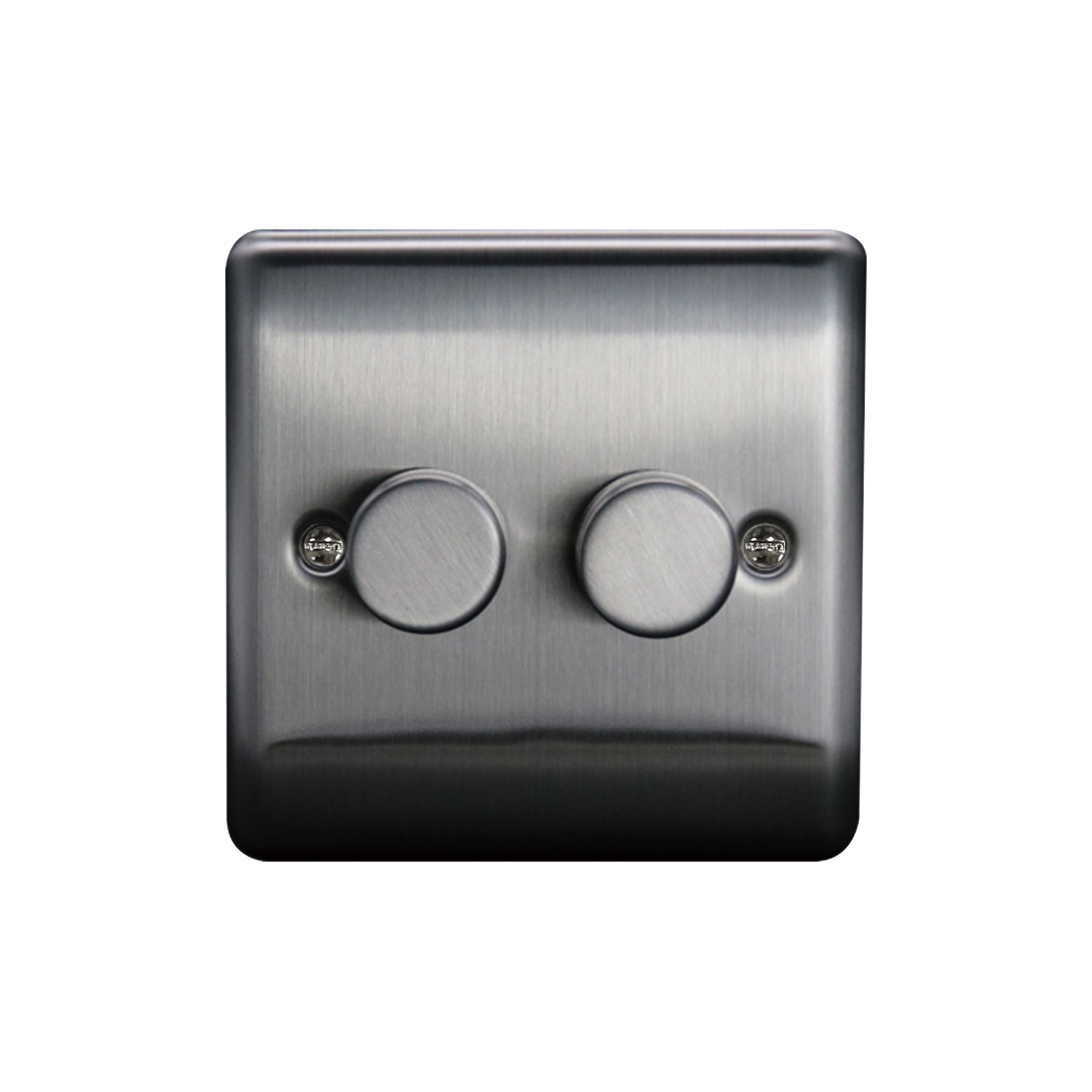 Caradok 2G LED Dimmer Brushed Chrome (Max 100W)