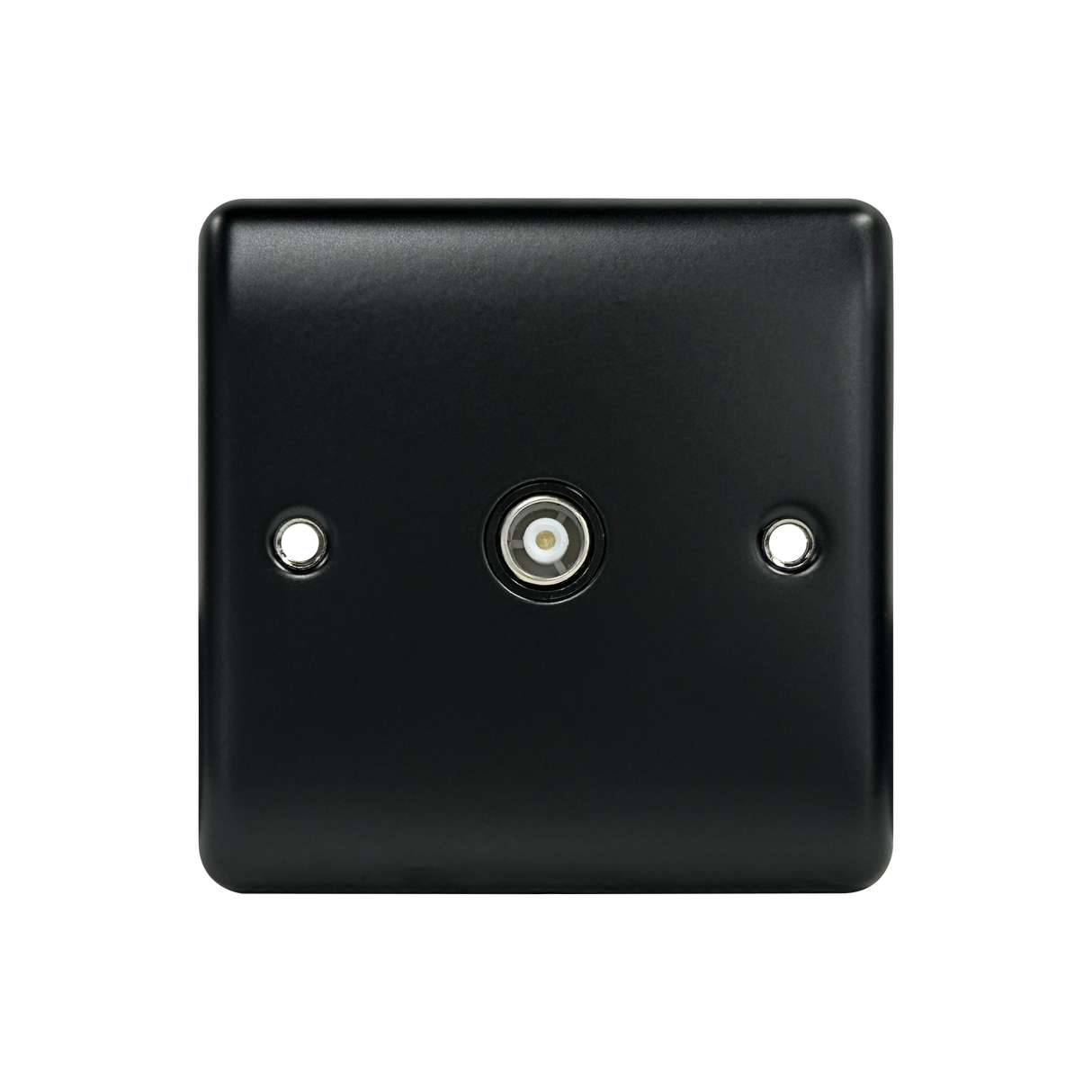 Caradok 1G Coax Socket Matt Black