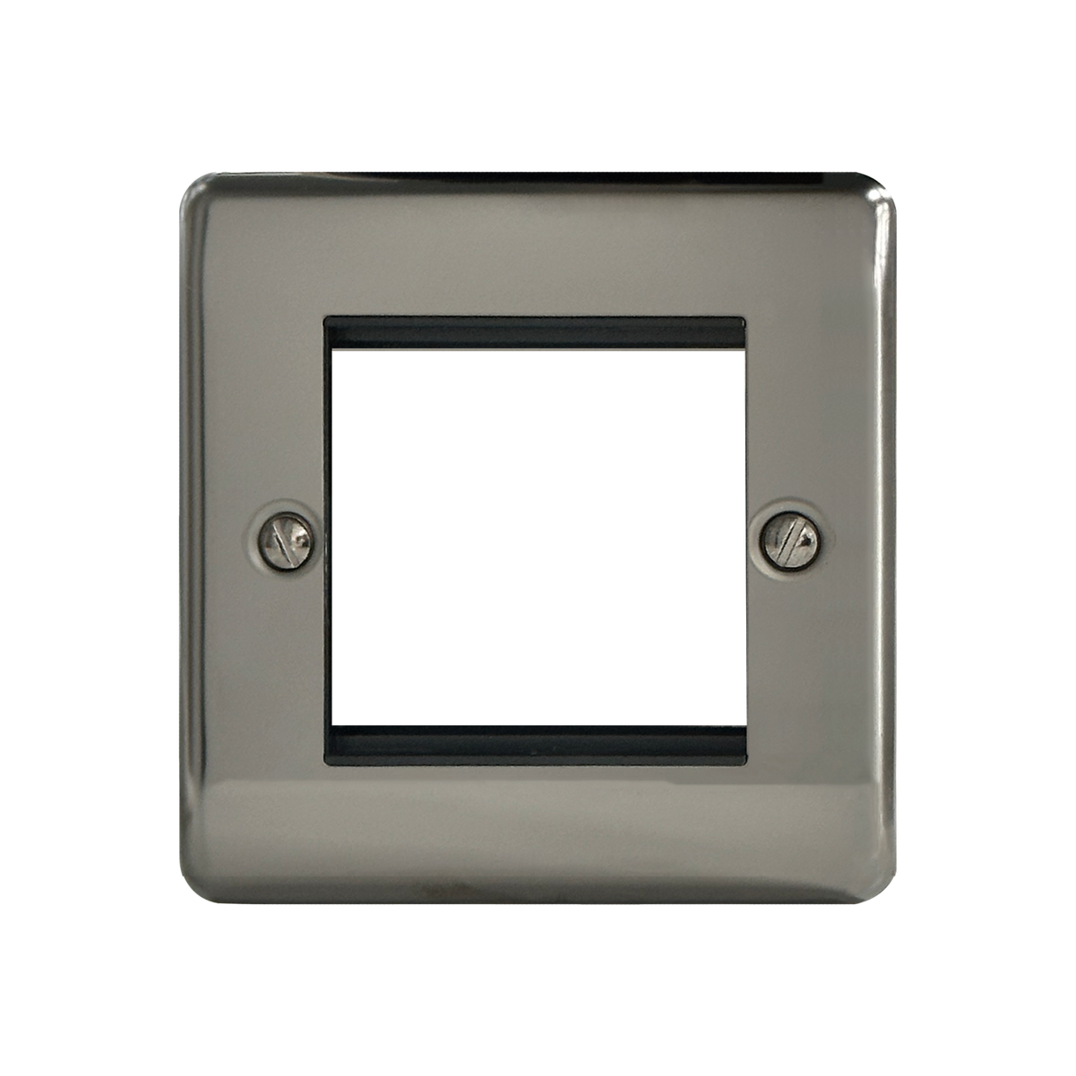Caradok 1G 2 Module Data Plate Black Nickel