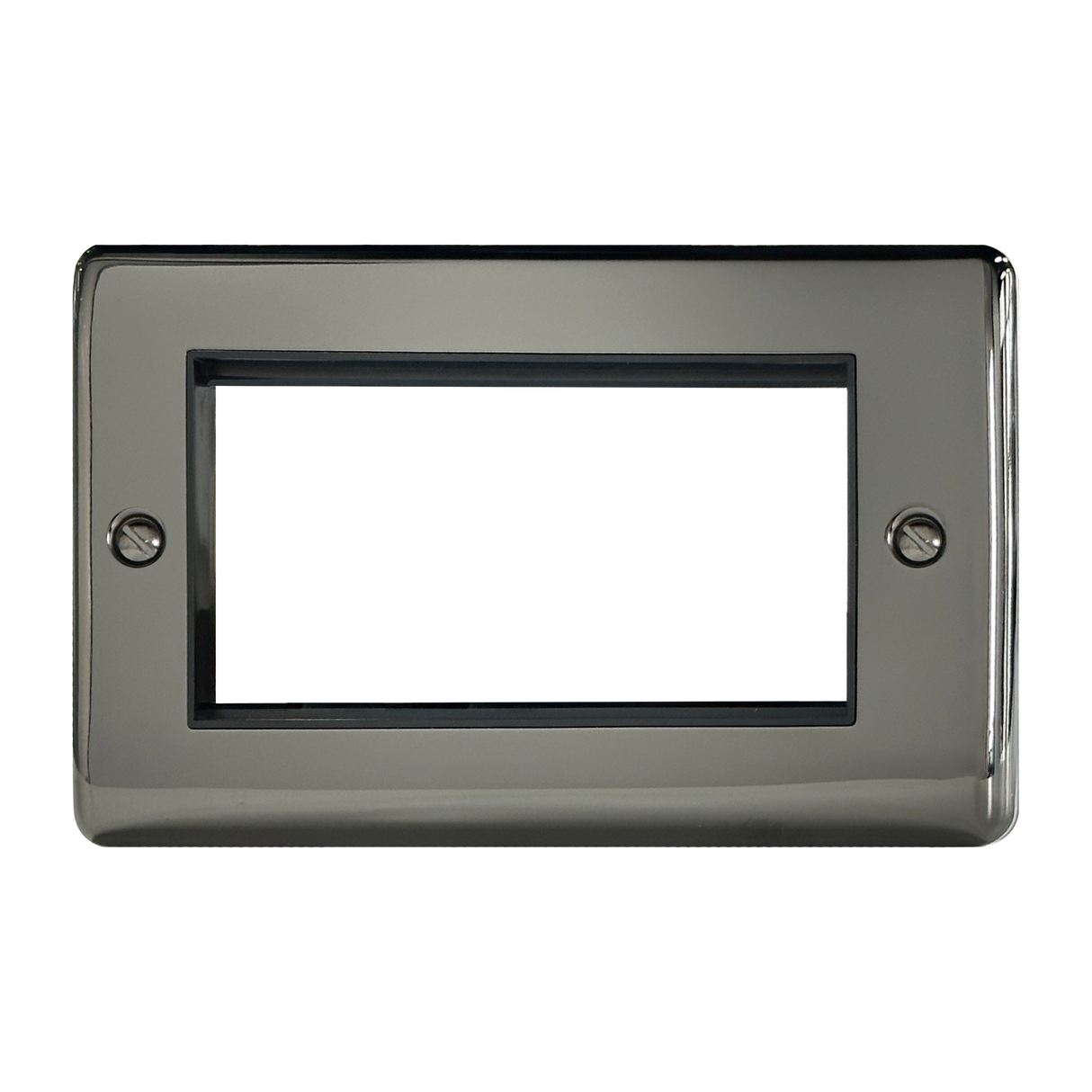 Caradok 2G 4 Module Data Plate Black Nickel