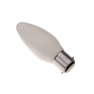 Candle 60w Ba22d/BC 240v Philips Opal Light Bulb - 35mm